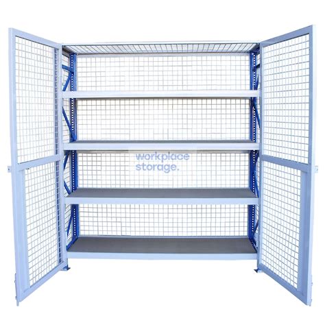 Lockable Shelving Cage – Workplace Storage