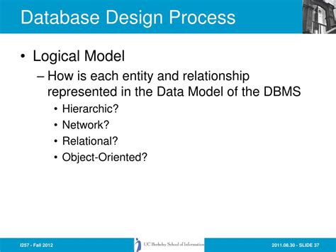 PPT - Information Systems Planning and the Database Design Process ...