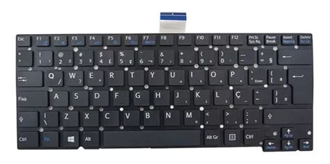 Teclado P Notebook Sony Vaio Svt131a11l Ç Marca Bringit Parcelamento