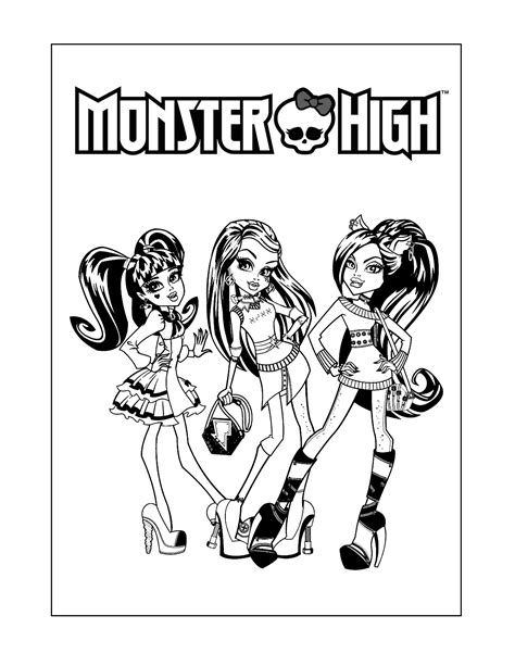 monster high color page 8