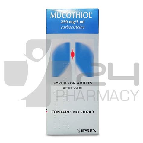 Mucothiol ΣΙΡΟΠΙ ΒΛΕΝΟΛΛΥΤΙΚΟ 200ml 24pharmacygr