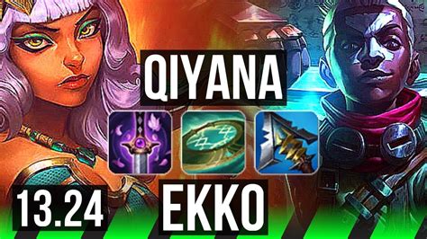 QIYANA Vs EKKO JNG Rank 2 Qiyana 81 Winrate 18 2 11 Legendary