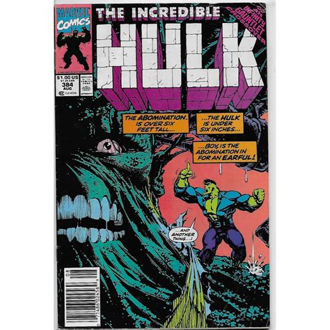 Incredible Hulk 384 Abomination 1991