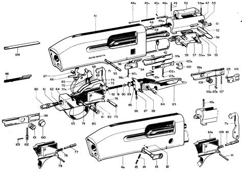 PLANO 2 DESPIECE BERETTA 300 301 302 303