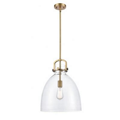 Innovations Lighting Newton Bell Light Pendant In Brushed Brass