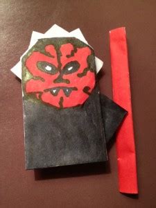 For StarWarsReadsDay Darth Maul Animated Instrux Origami Yoda