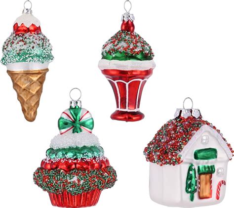 Valery Madelyn Glass Christmas Tree Ornaments Set For Christmas