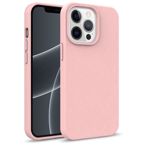 iPhone 12 Mini - Miljøvenligt Ægte Plantebaseret Bio Case - Pink ...