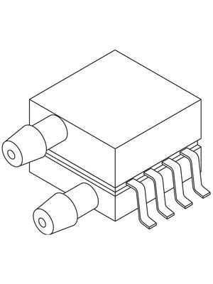 MP3V5010DP NXP Pressure Sensor 0 10 KPa Differential Analogue