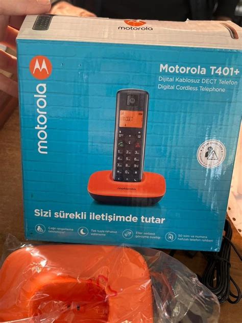 MOTOROLA T401 TELSİZ TELEFON Sabit ve Telsiz Telefon 1674643424