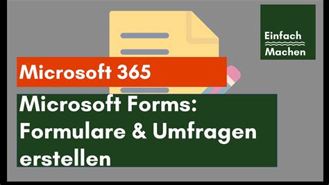 Microsoft Forms Formulare Umfrage Erstellen Existenzgr Ndung