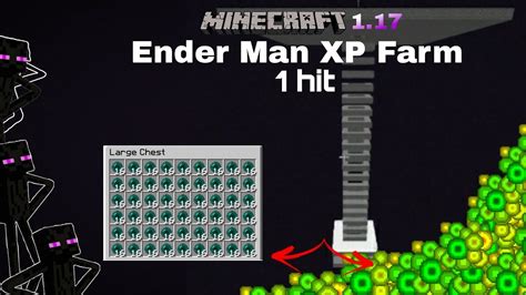 Enderman Xp Farm 1 Hit Minecraft Tutorial Part 5minecraft Enderman Xp Farm 117 Minecraft