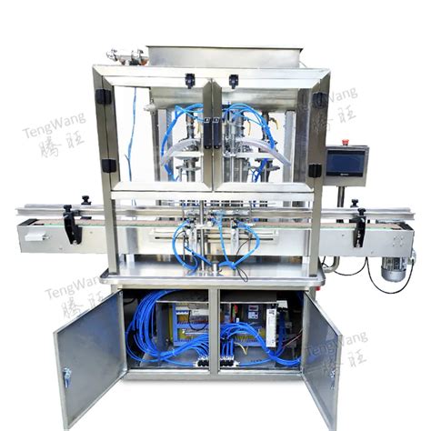 Automatic Pneumatic Heads Bottling Piston Paste Liquid Filling