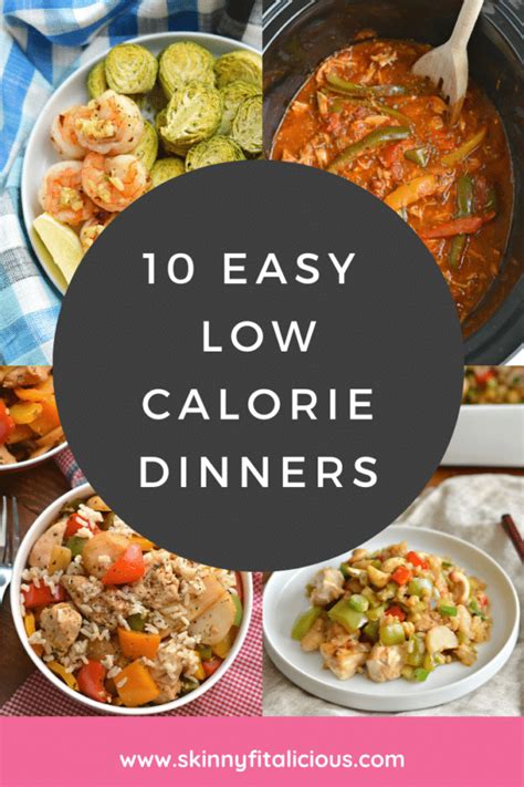 Easy Low Calorie Dinner Recipes Skinny Fitalicious