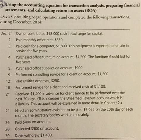 Accounting Transactions Exercises With Answers Destiny Well David