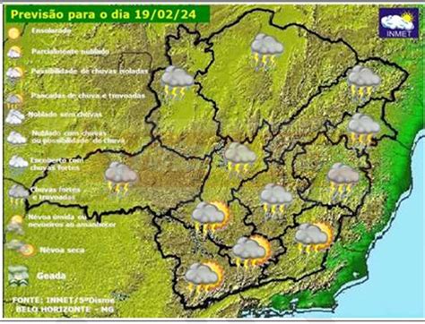 Previs O Do Tempo Confira A Previs O Do Tempo Em Minas Gerais Para