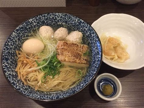 『あっさり鷄そば＋味玉＋鶏肉団子＋海老ワンタン』鶏そば 一瑳のレビュー ラーメンデータベース