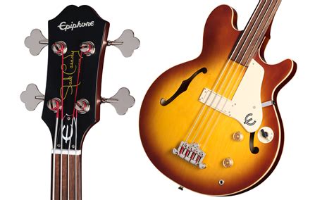 Jetzt Auch Ohne Bünde Epiphone Jack Casady Fretless Bass Bonedo