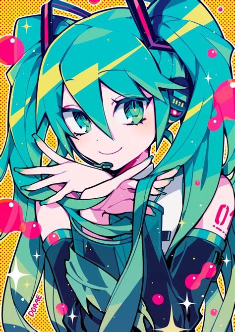 Pin de Noir en Hatsune Miku 初音ミク Arte de personajes Arte de anime