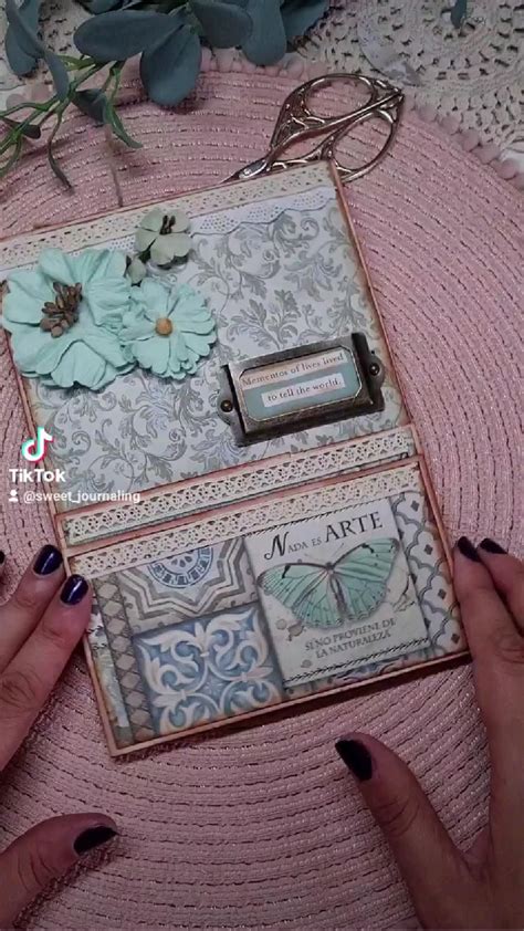 Make This Tabbed Folio Junk Journal Insert From An Easy Printable