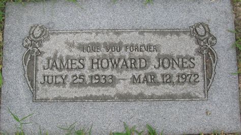 James Howard Jones 1933 1972 Find A Grave äreminne