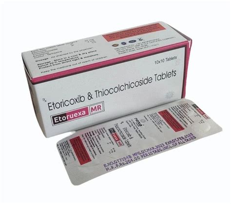 Etoruexa Mr Etoricoxib Thiocolchicoside Tablet Mg Mg At Rs Box