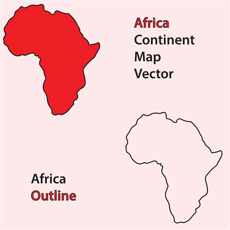 África Continente Mapa Vector 25851091 Vector En Vecteezy