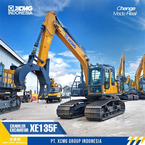 XCMG Group Indonesia On Twitter Varian XCMG Crawler Excavator XDE135F