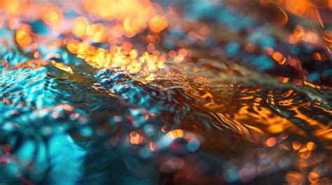 Colorful Abstract Background Macro Photography Of Oil And Water