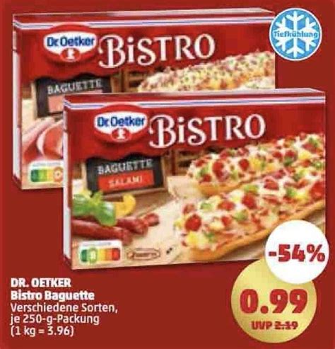 Dr Oetker Bistro Baguette 250 G Packung Angebot Bei PENNY