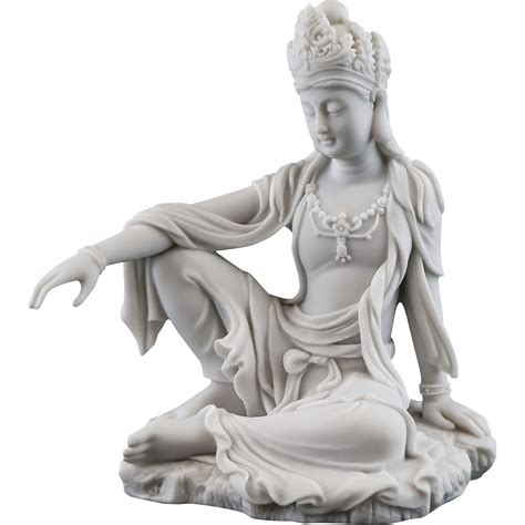 Buy Top Collection Water Moon Quan Yin Royal Ease Pose Statue