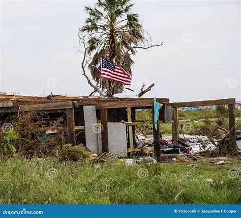 Powerful Hurricane Laura Removed The Roof And Destroyed This House At