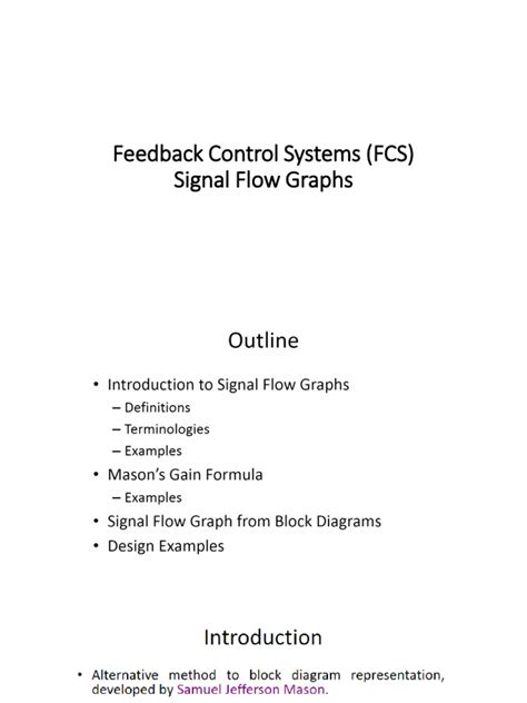 Signal Flow Diagram | PDF