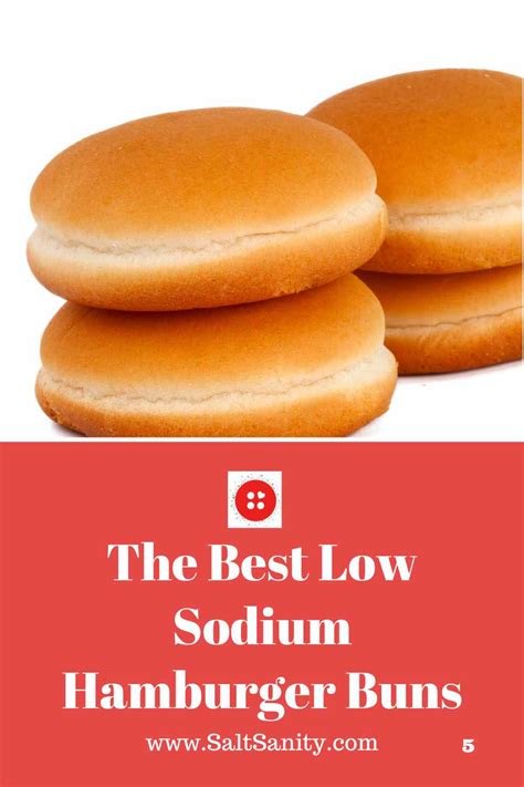 The Best Low Sodium Hamburger Buns