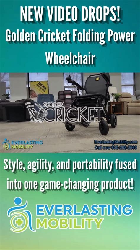 Golden Cricket Folding Power Wheelchair Video In 2023 Powered