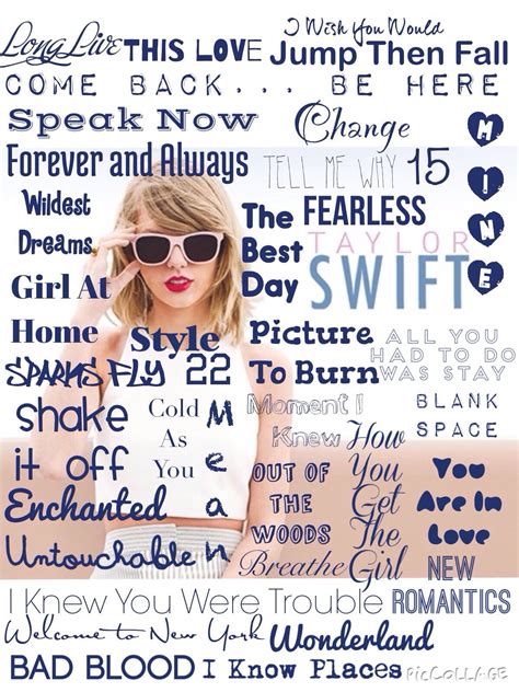 Taylor swift song titles | Taylor swift songs, Taylor swift song lyrics ...