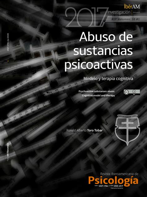 Pdf Abuso De Sustancias Psicoactivas Modelo Y Terapia Cognitiva