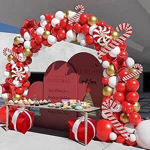 Amazon Christmas Balloon Arch Kit 153PCS Christmas Balloon