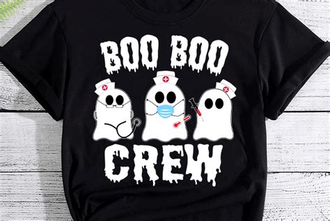 Ghost Nurse Boo Boo Crew Buy T Shirt Designs