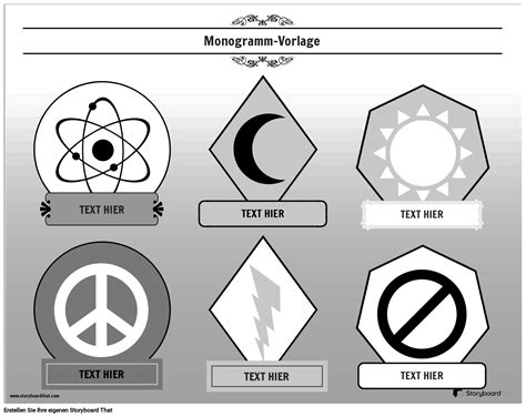 Monogramm 7 Storyboard Por De Examples