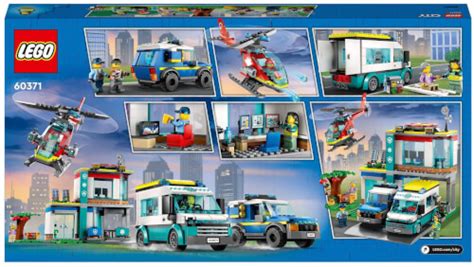 LEGO City 60371 Hauptquartier der Rettungsfahrzeuge Spielwaren Möhnle