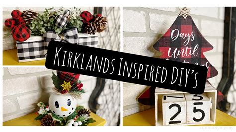 KIRKLANDS INSPIRED CHRISTMAS DIYS DOLLAR TREE FARMHOUSE CHRISTMAS