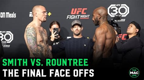 Anthony Smith Vs Khalil Rountree Final Face Off Youtube