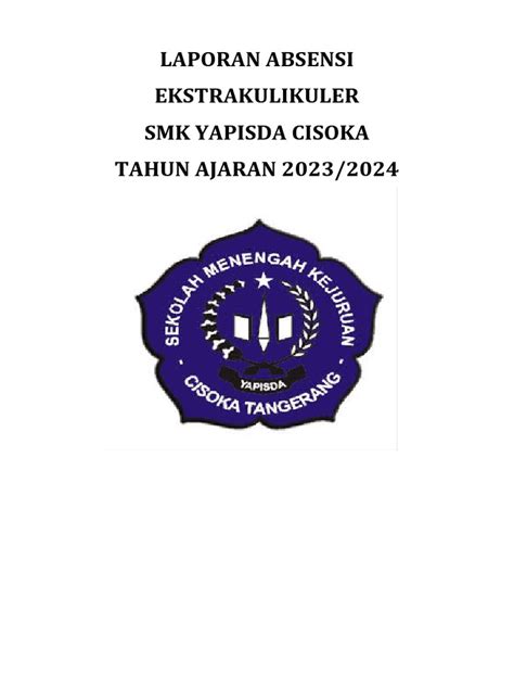 Cover Absen Ekskul Pdf