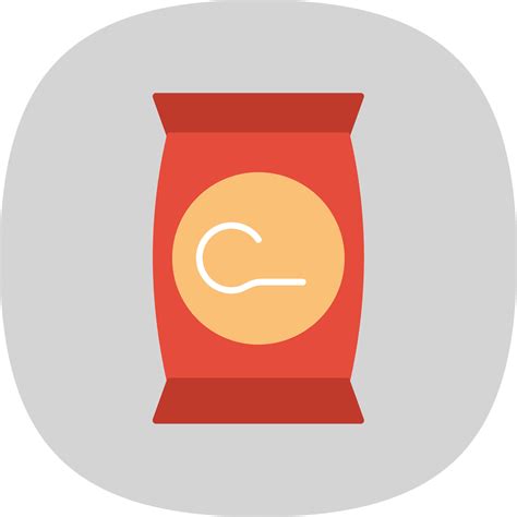 Crisps Flat Curve Icon 39238905 Vector Art at Vecteezy