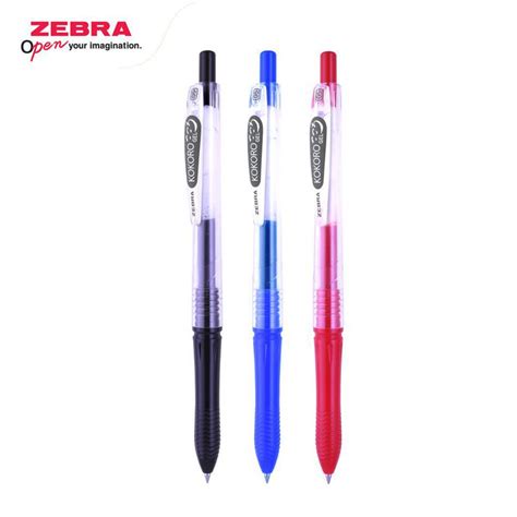 Pulpen Gel Zebra Kokoro Gel Pen Kokoro Hitam