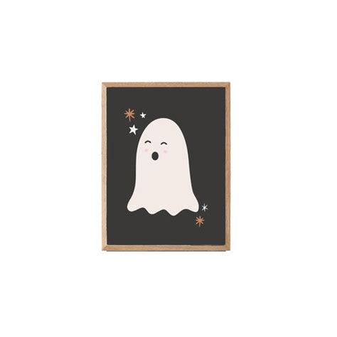 Boo Ghost Art Halloween Wall Decor Printable Halloween Art - Etsy