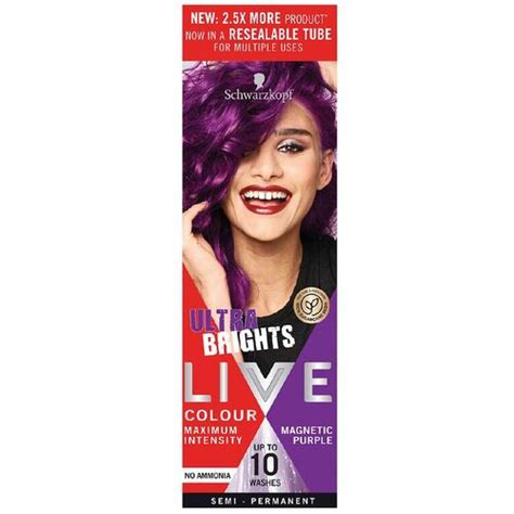 Schwarzkopf Live Colour Ultra Brights Magnetic Purple 75ml