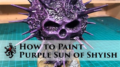 How To Paint Purple Sun Of Shyish Malign Sorcery Age Of Sigmar Youtube