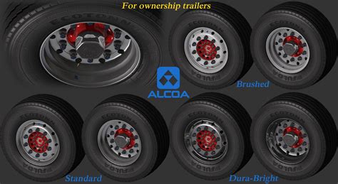 PACK WHEEL FOR OWNERSHIP TRAILERS 1 35 GamesMods Net FS19 FS17